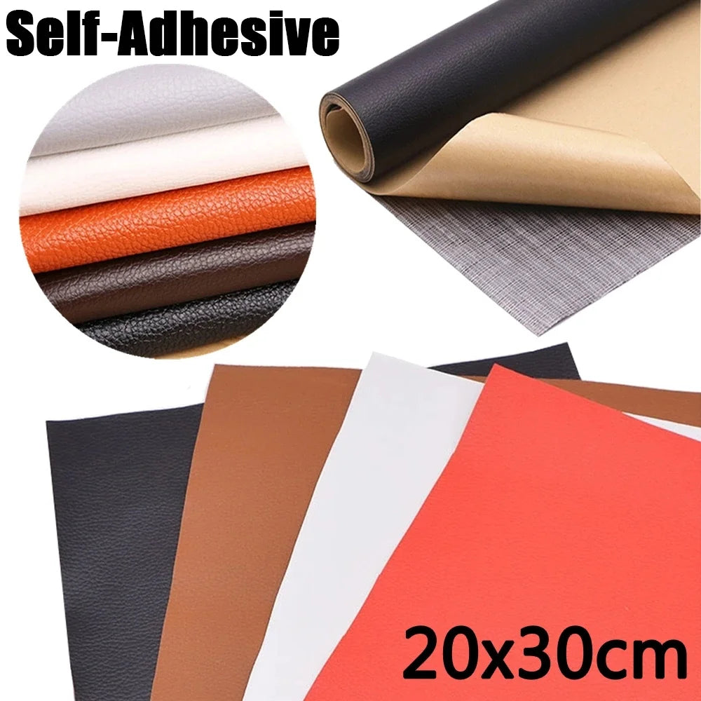 Thickened Self-Adhesive Leather Repair Sticker Design Diy PU Leather Patch Sticky for Car Seat Home Sofa Bag Refurbishing Patch
