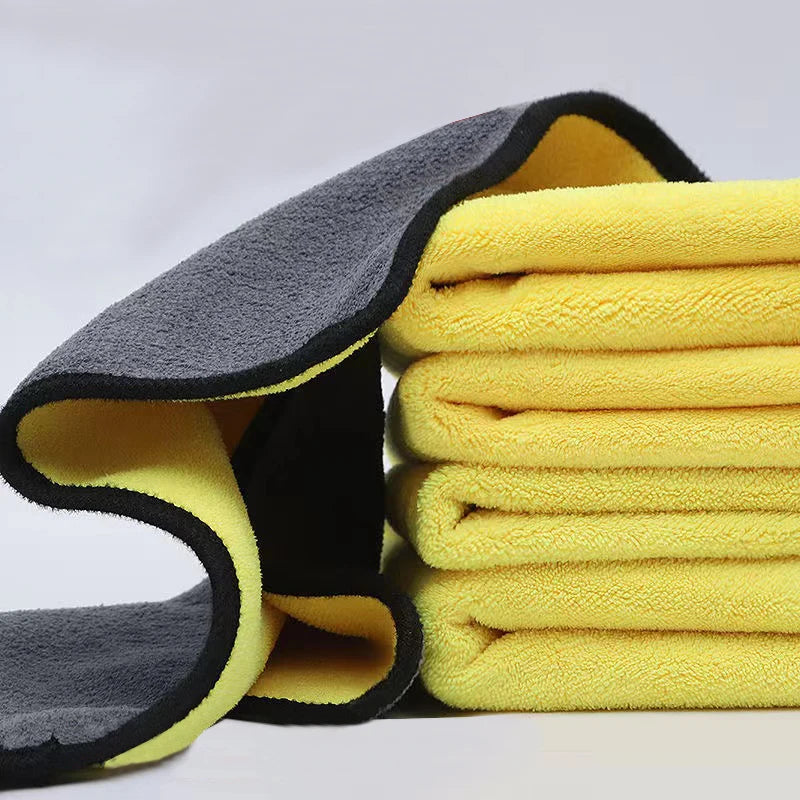 1/3/5Pcs Microfiber Cleaning Towel Car Cleaning Cloths Professional Detailing Car Drying Microfiber Towel Wash Towel Accessories
