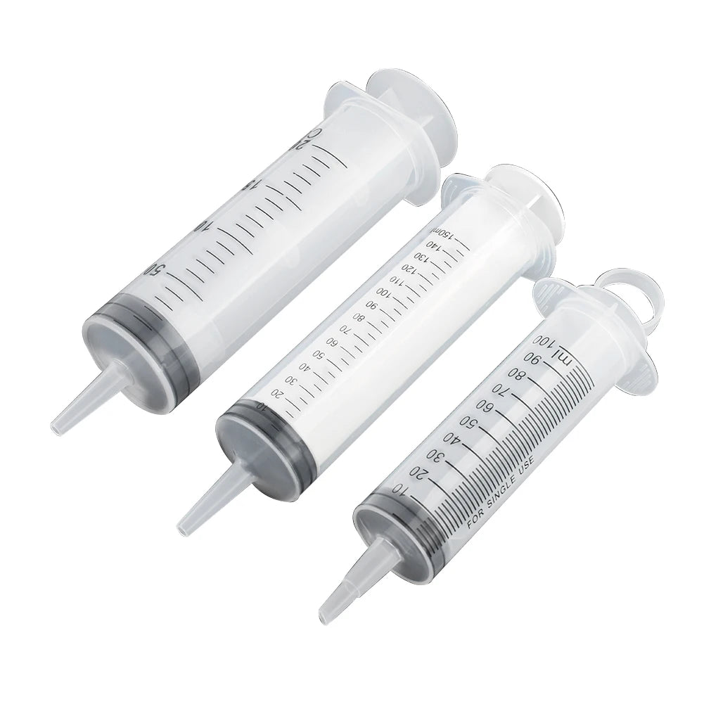 100-550ml Large Capacity Syringe Reusable Pump Measuring with 50cm 100cm Hose Ink Washable Suction Injector for Oil Fluid Water