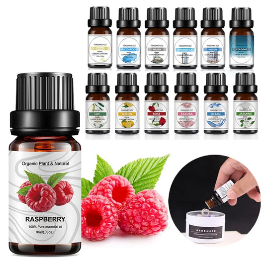 10Ml Essential Oil Fruit Flavor Natural Plant Making Diffuser Essential Oil Mango Pineapple Flavoring Oil for DIY Soap Candles