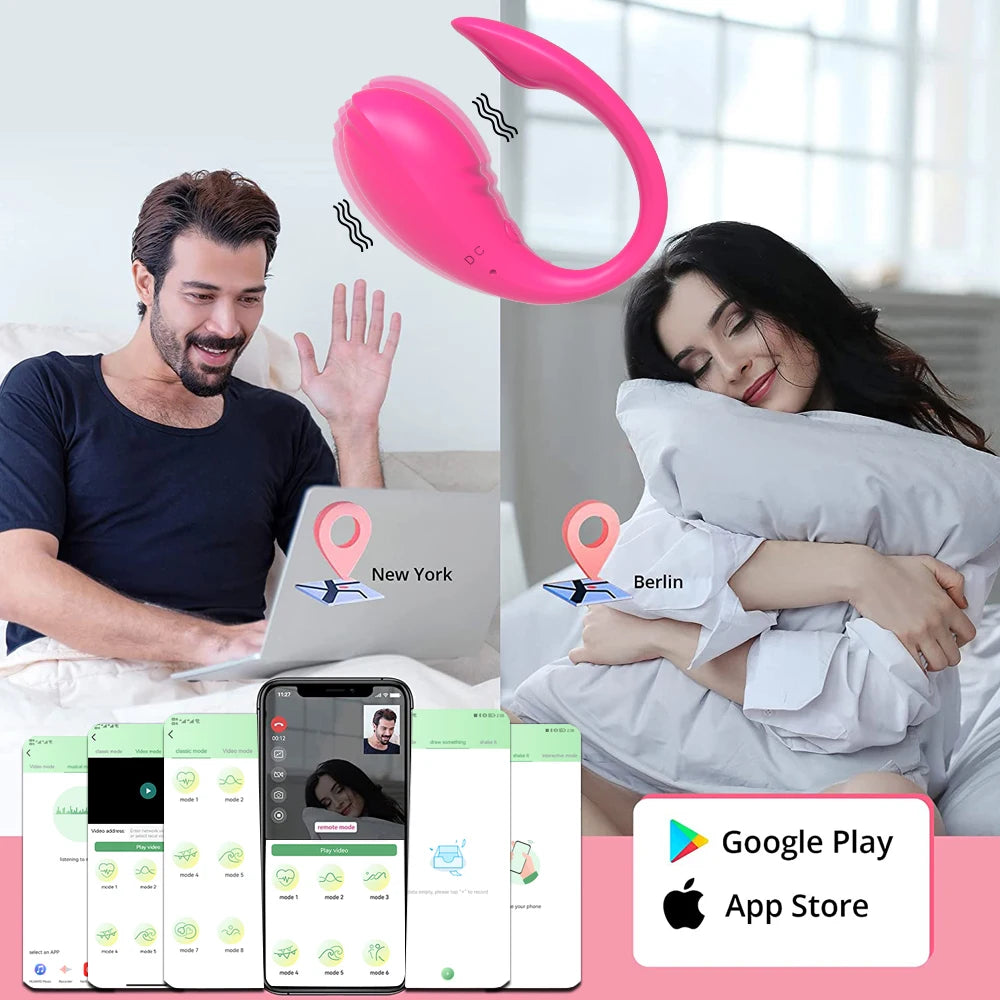 Wireless Bluetooth APP Vibrator Female Remote Control Egg Clitoris Stimulator G Spot Massager Sex Toys for Women Adults Panties