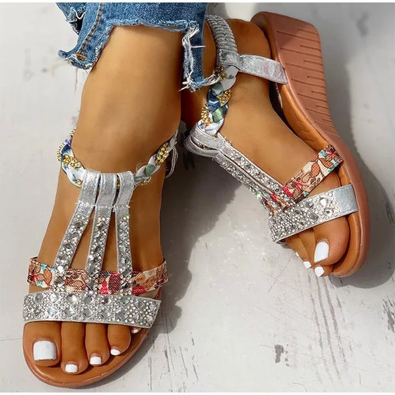 New Summer Fashion Women Sandals Platform Wedges Sandals Woman Beach Shoes